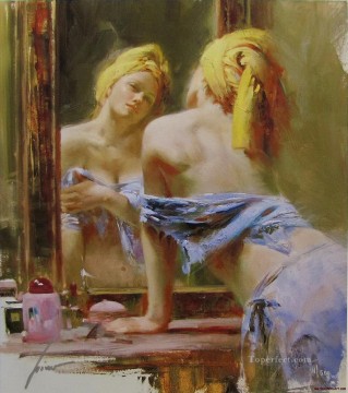 Mujer Painting - Pino Daeni 19 bella mujer dama
